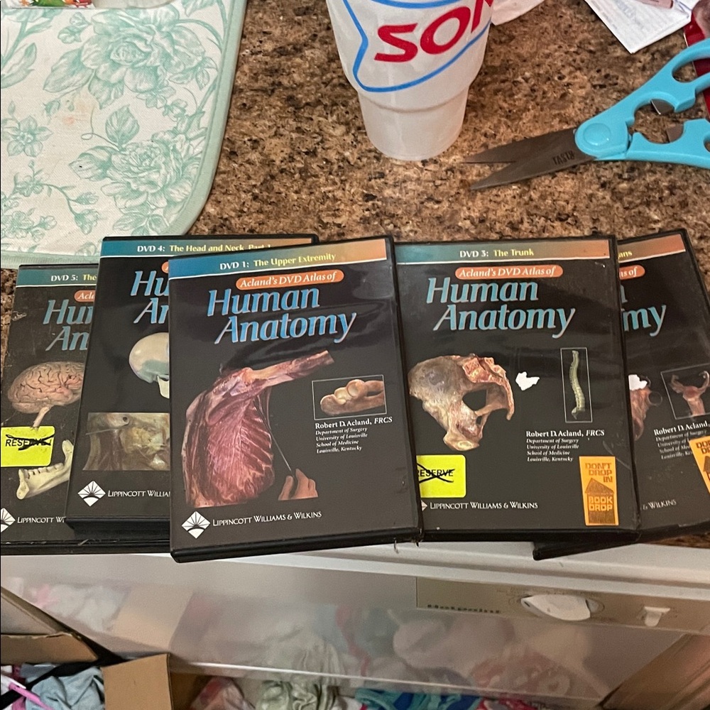 Aclands DVD Atlas of Human Anatomy Set, 6